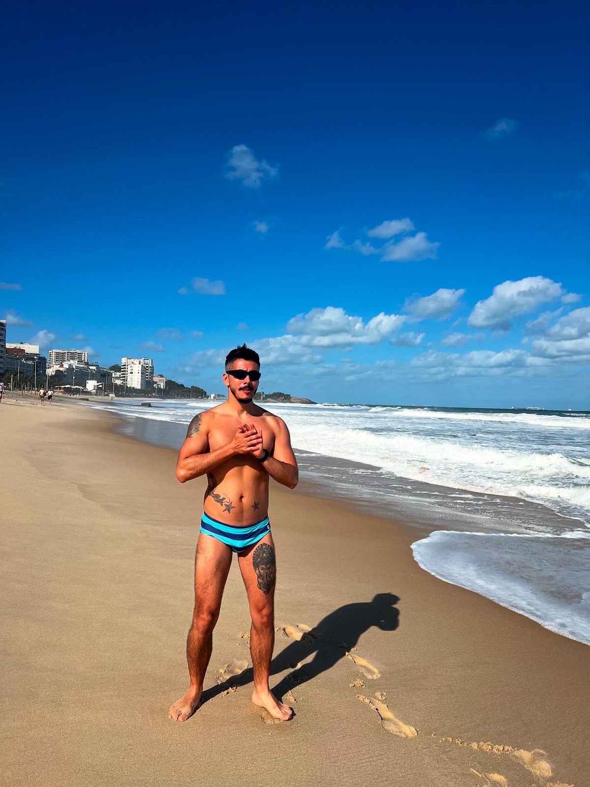 BAÑADOR TEO FRANJAS BLUE