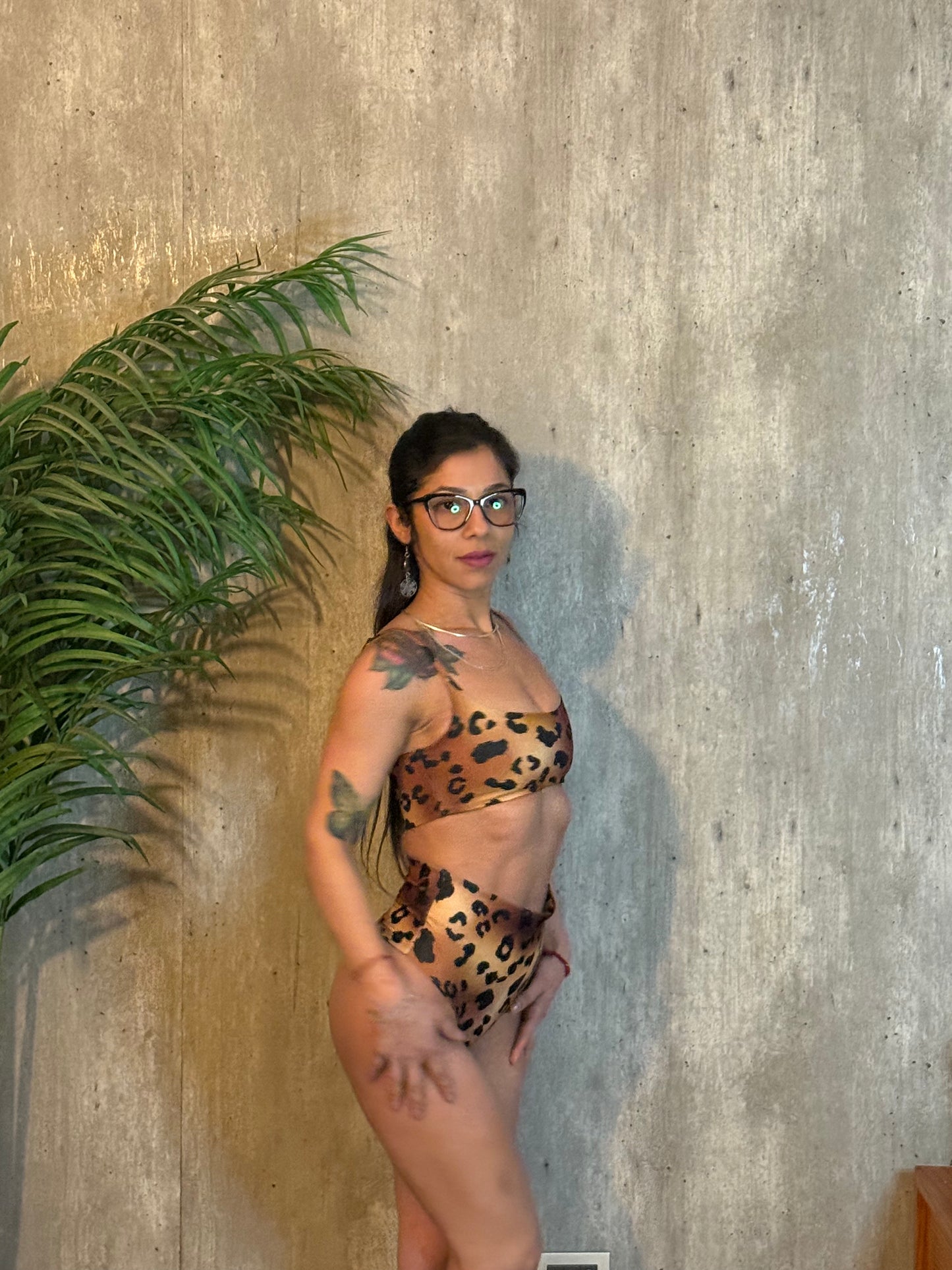 Bottom Juli (culote) Tiro alto: CHITA CARAMEL
