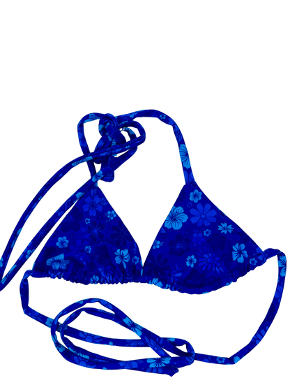 Top Lana: FLOWERS BLUE