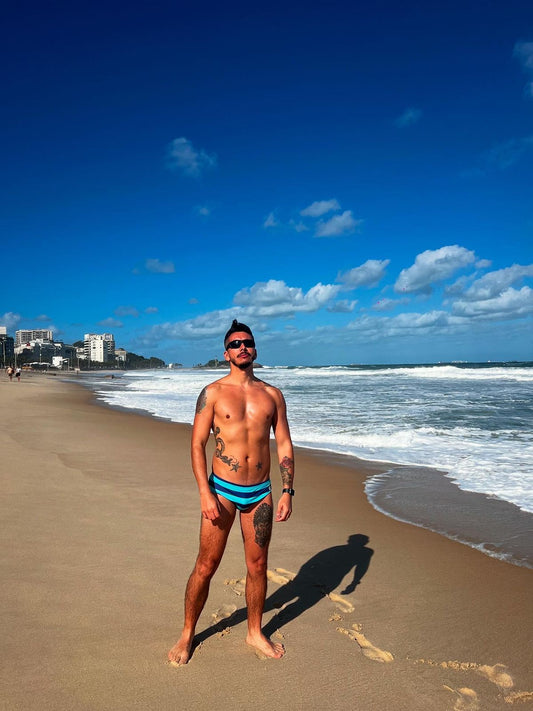 BAÑADOR TEO FRANJAS BLUE