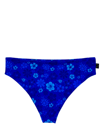 Bottom Ema (tanga): FLOWERS BLUE