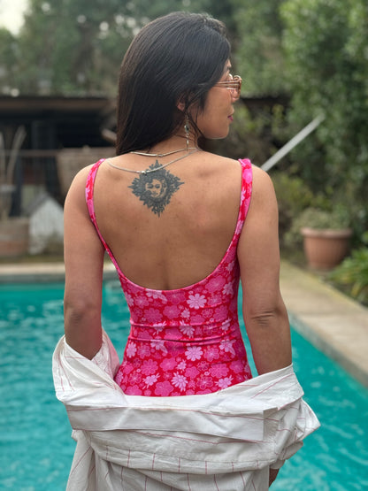 Traje de baño Berna: FLOWERS PINK